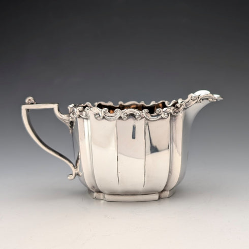 Early 20th Century British Antique Silverplate Bachelor Tea Set, 3-Piece Set, JAMES DIXON & SON